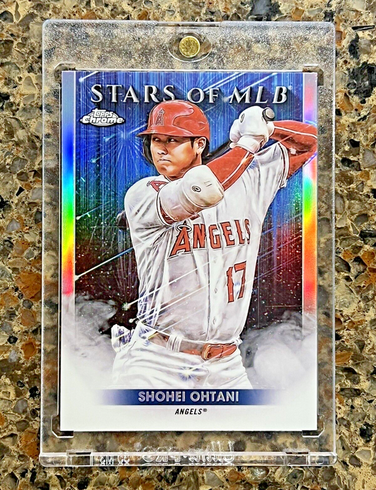 Shohei Ohtani 2022 Topps Chrome Stars of MLB Insert Refractor HOLO - (HOT ITEM)