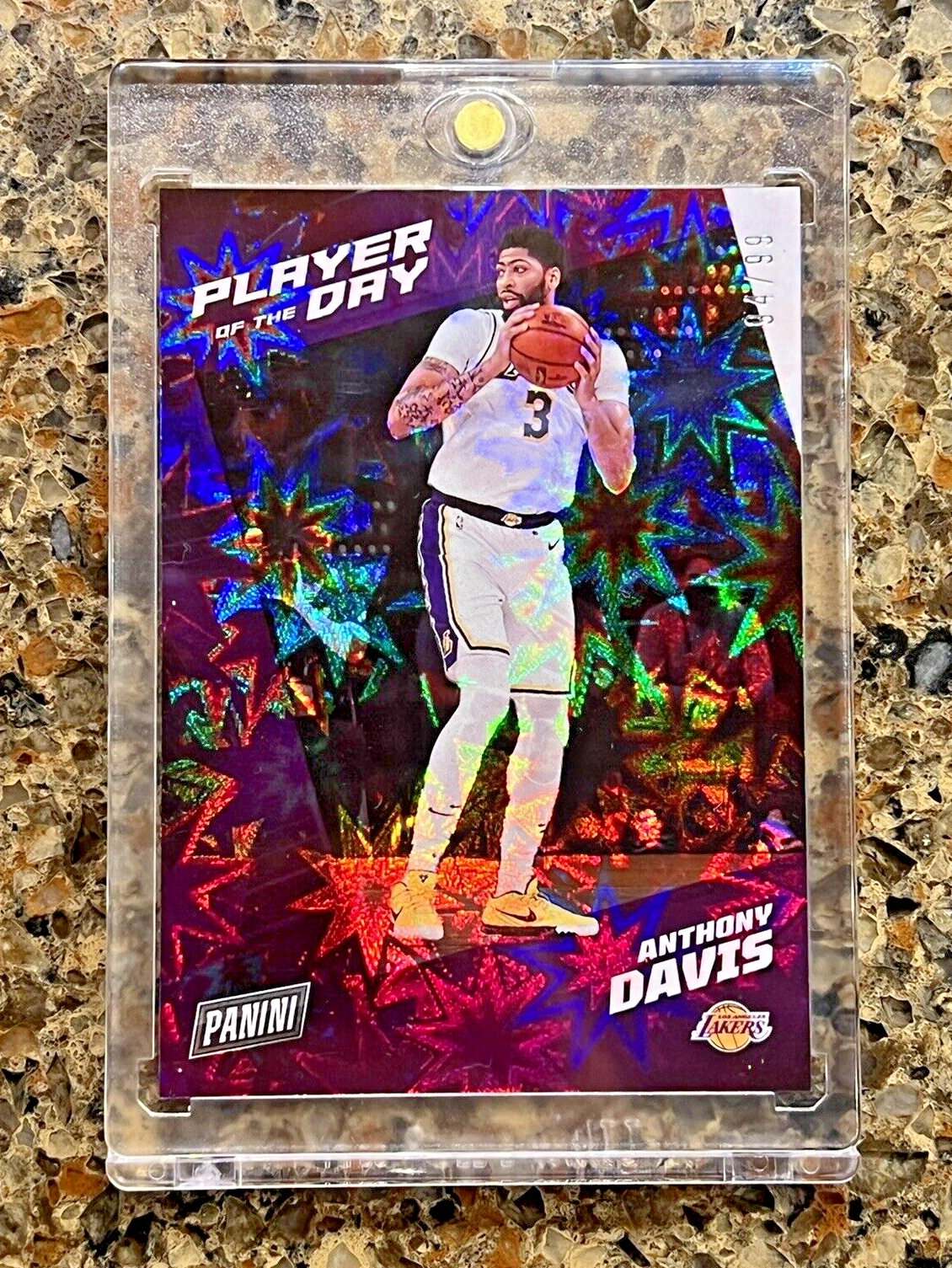 Anthony Davis 2021 Panini Player of the Day KABOOM 94/99 Super Rare Gem Mint SSP