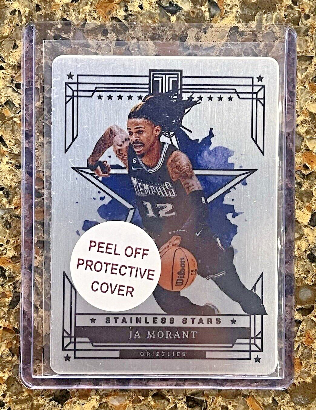 2023-24 PANINI IMPECCABLE STAINLESS STARS JA MORANT 35/75 SUPER RARE CASE HIT SP