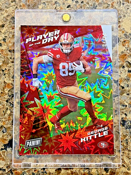 George Kittle 2021 Panini NFL Player of the Day KABOOM 34/99 Rare Gem Mint SSP