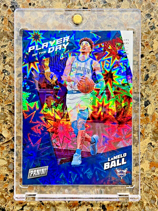 LaMelo Ball 2021 Panini Player of the Day KABOOM #94/99 Hornets Super Rare SSP