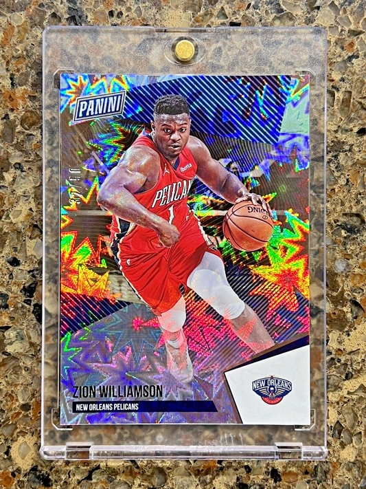 Zion Williamson 2021 Panini The National 32/50 KABOOM Explosion SP RARE GEM MINT