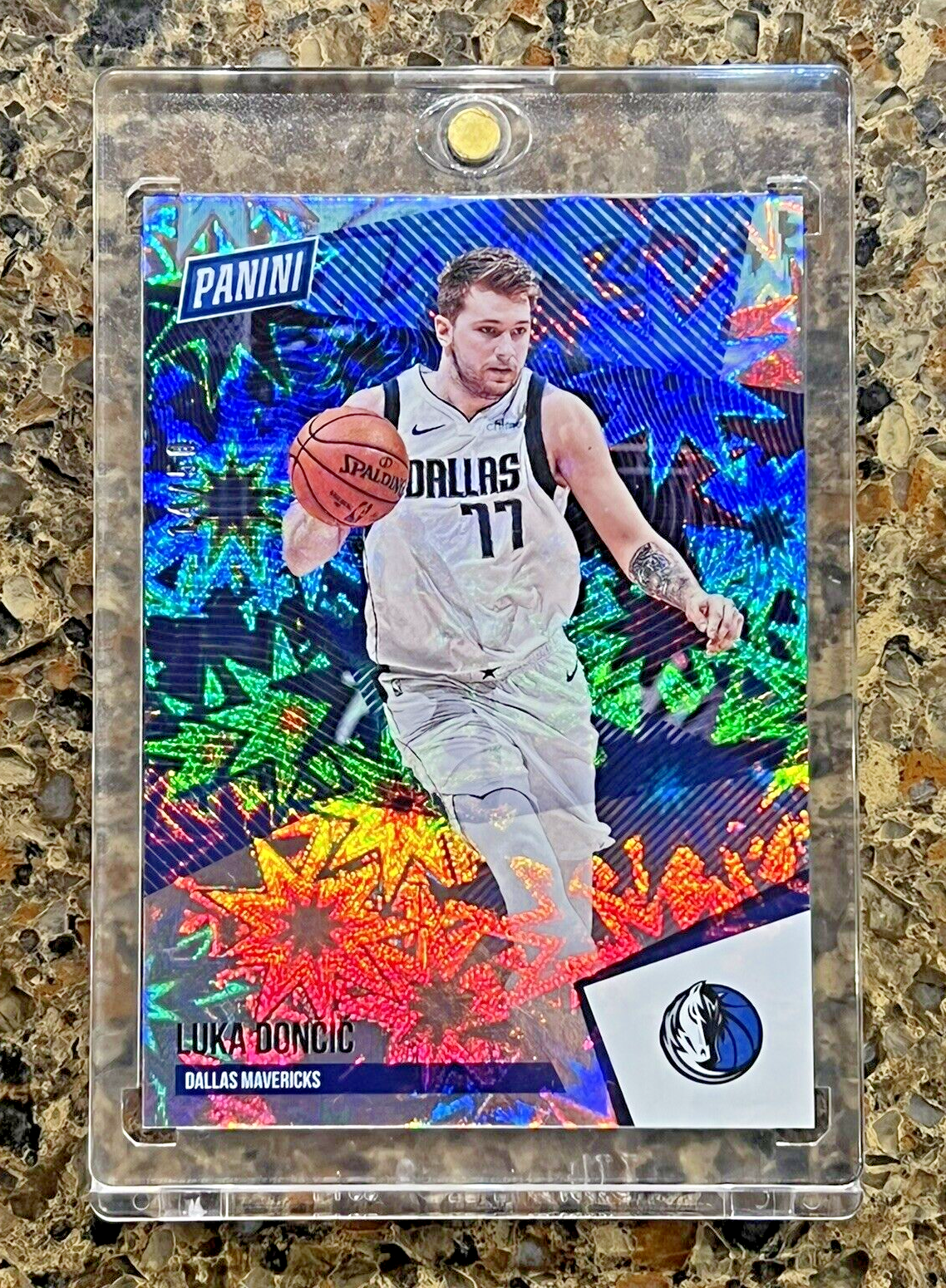 🌟 Luka Doncic 2021 Panini The National KABOOM #14/50 Super Rare SSP