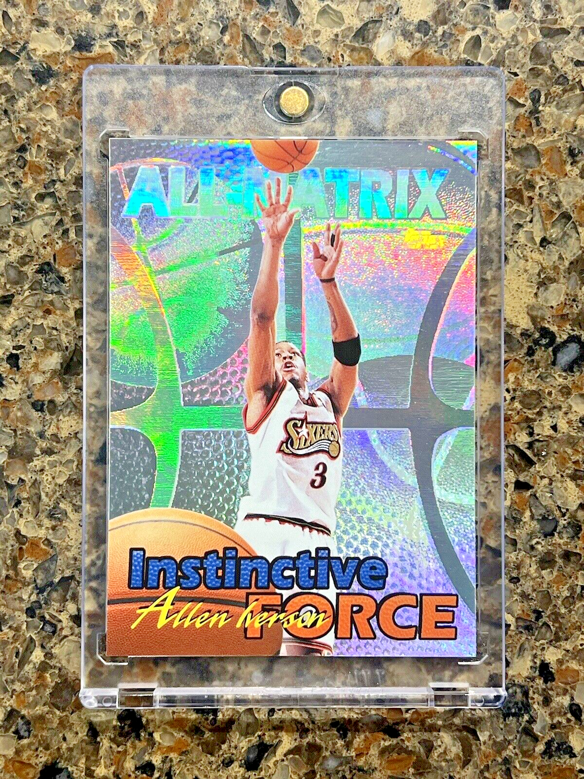 1999-00 Topps All-Matrix Allen Iverson Instinctive Force Refractor 76ers HOF