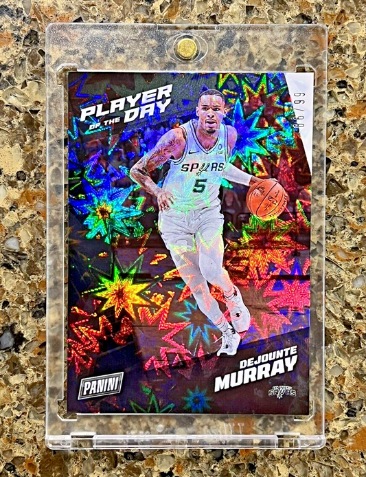 Dejounte Murray 2021 Panini NBA Player of the Day KABOOM 86/99 Rare Gem Mint SSP