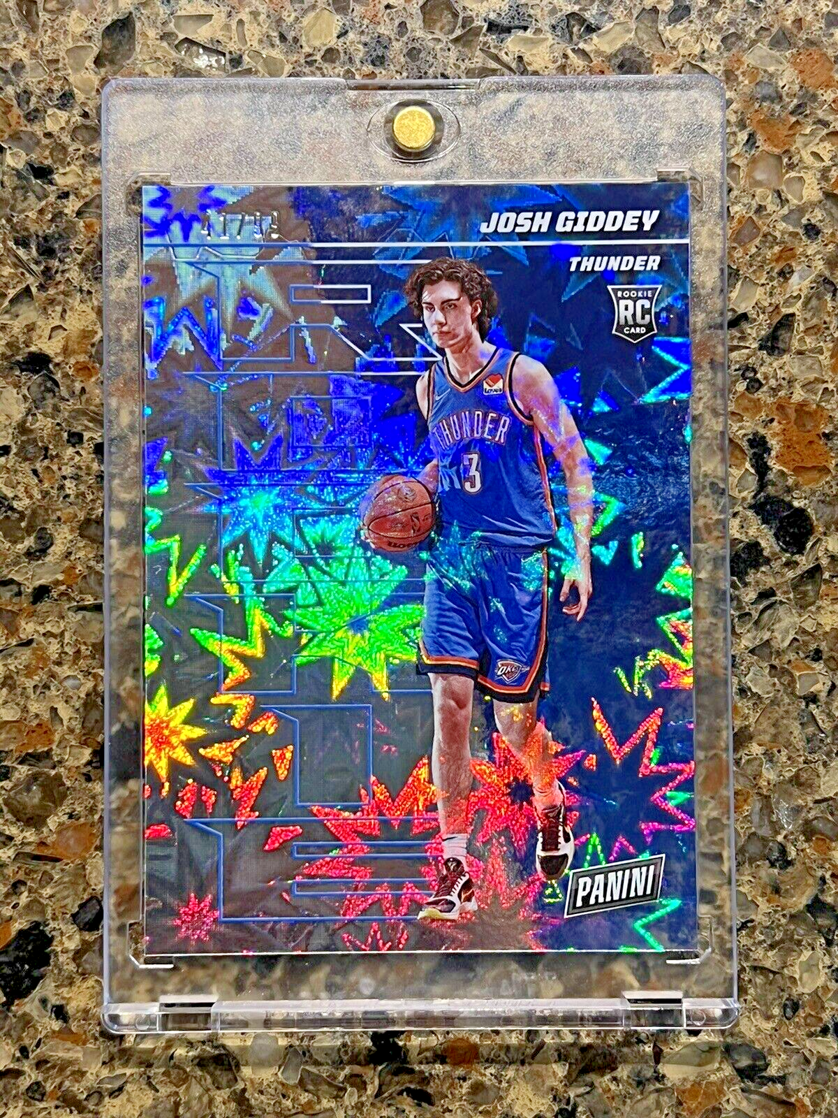 Josh Giddey RC 2021 Panini Player of the Day KABOOM 41/99 Gem Mint Rookie SSP