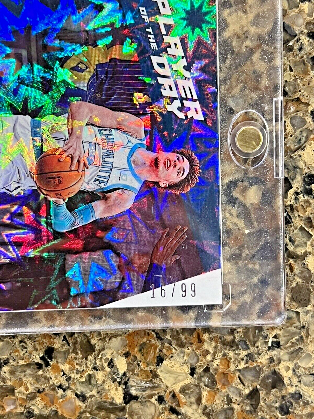 LaMelo Ball 2021 Panini Player of the Day KABOOM #16/99 Hornets Super Rare SSP