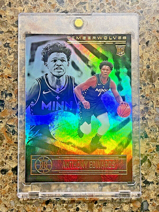 Anthony Edwards RC 2020-21 Panini Illusions Basketball Refractor Gem Mint Rookie