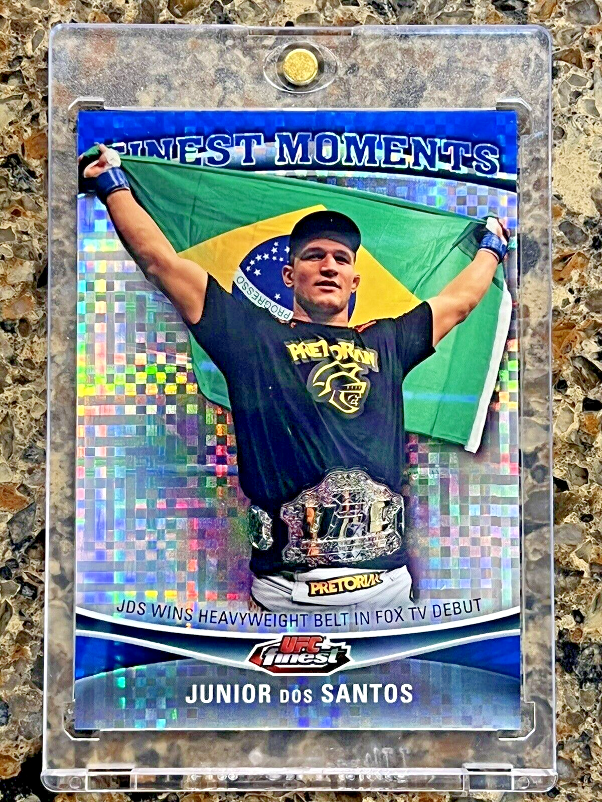 Junior dos Santos 2012 Topps UFC Finest Moments X-Fractor 020/188 Gem Mint SSP