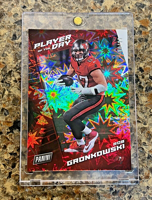 Rob Gronkowski 2021 Panini NFL Player of the Day KABOOM 14/99 Rare Gem Mint SSP