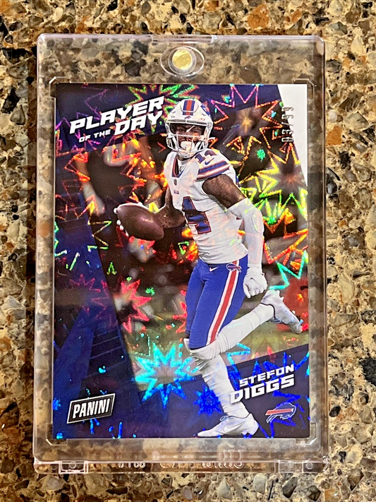 Stefon Diggs 2021 Panini NFL Player Of The Day KABOOM 03/99 SSP Rare Gem Mint