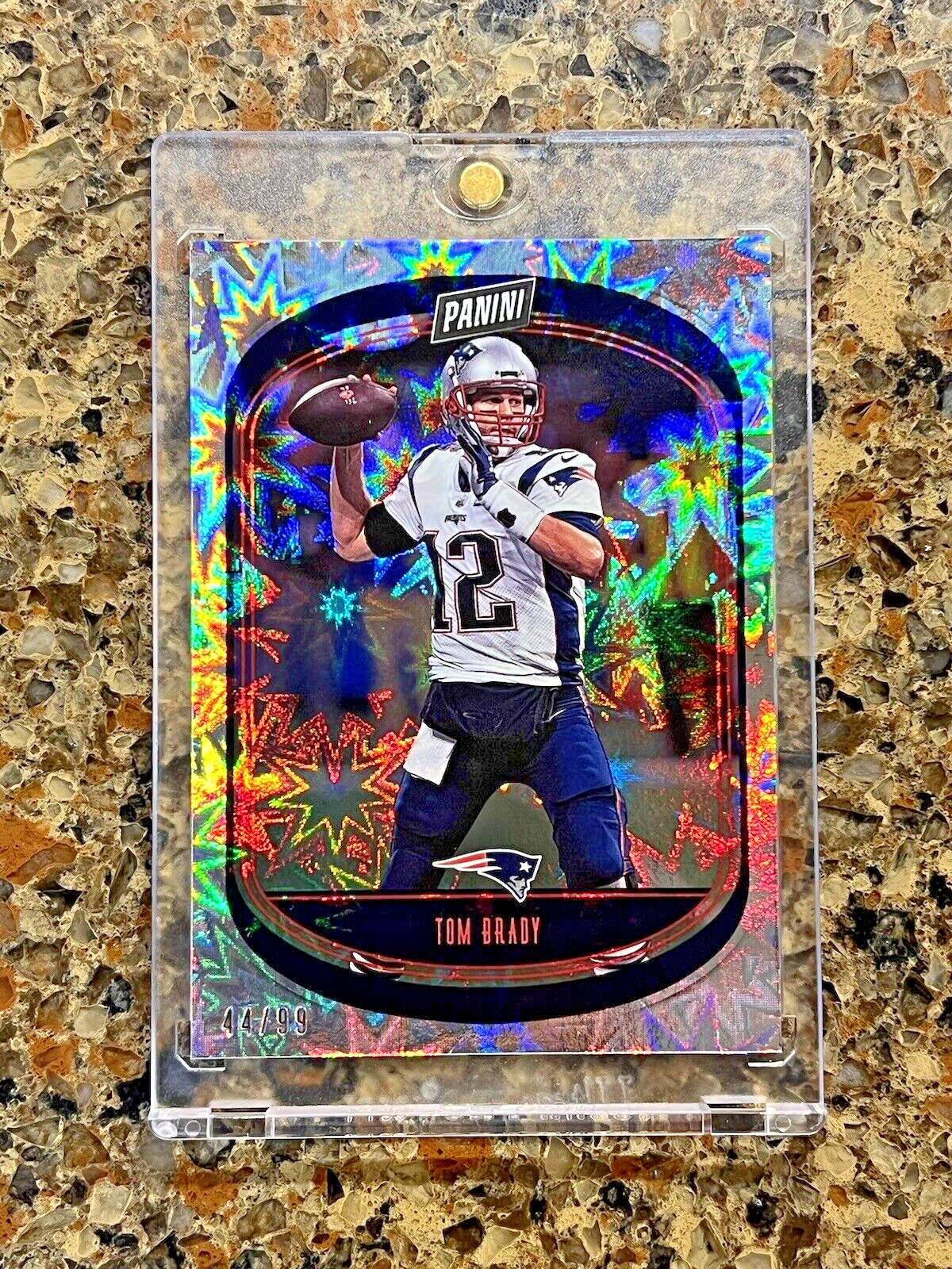 Tom Brady 2021 Panini Player of the Day Football KABOOM #44/99 SSP Patriots HOF