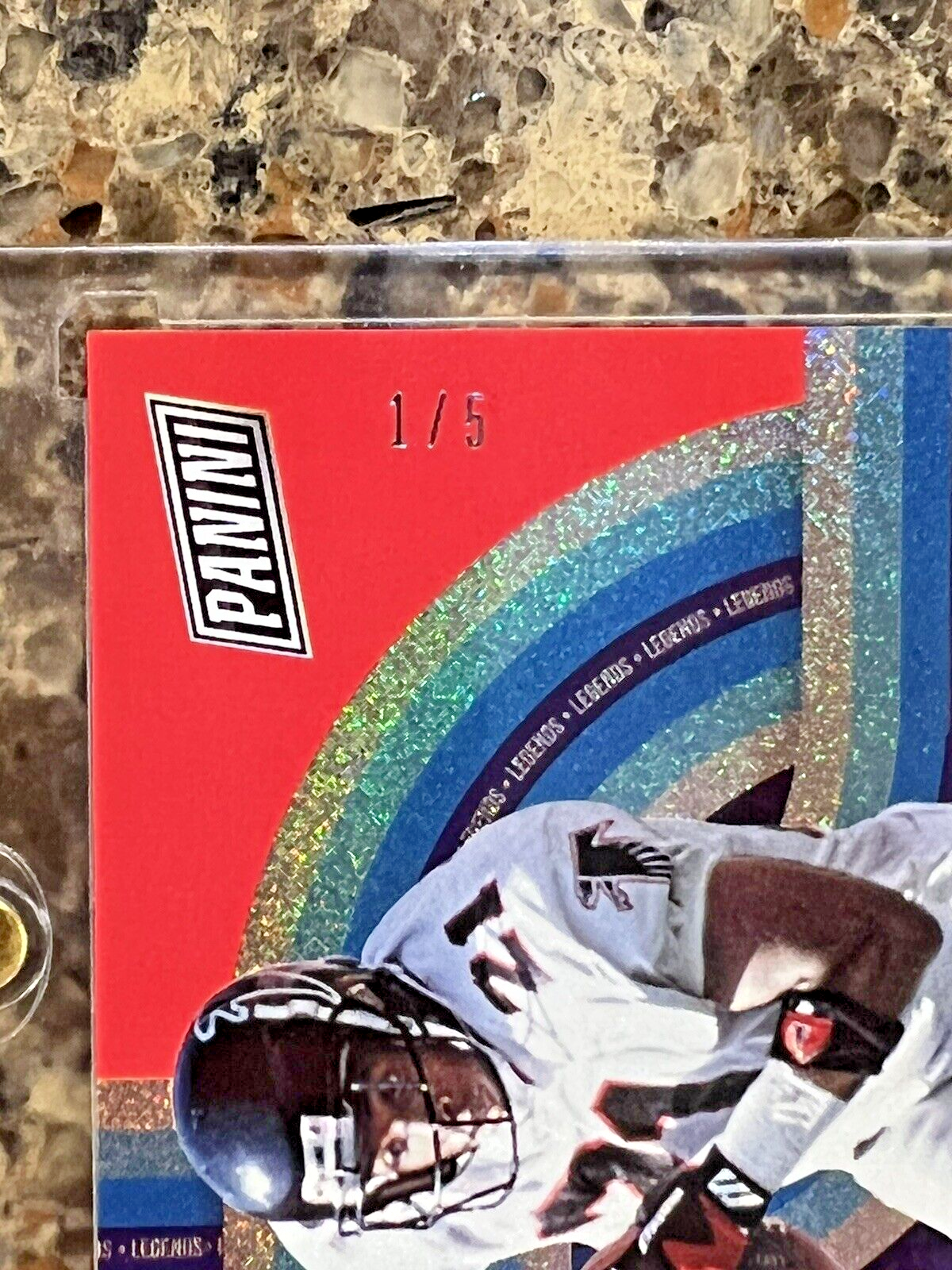 Deion Sanders 2021 Panini The National Legends Stardust #1/5 SSP - Rare! 🚀🚀🚀