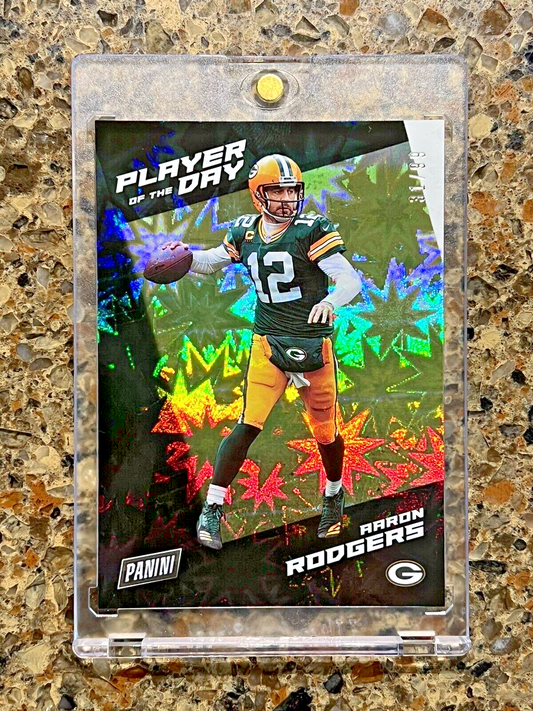 🌟 Aaron Rodgers 2021 Panini Player of the Day KABOOM #31/99 Super Rare SSP 🌟