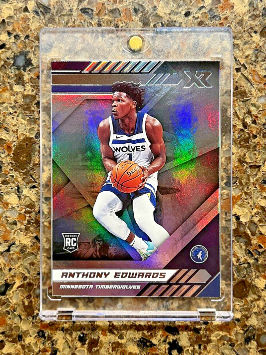 Anthony Edwards RC 2020-21 Panini Chronicles Xr Refractor Holo Gem Mint ROOKIE