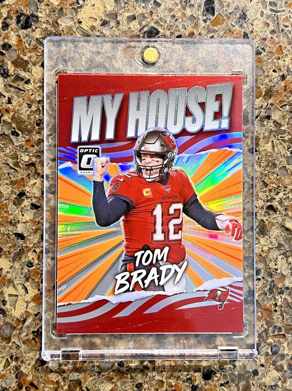 Tom Brady 2021 Panini Donruss Optic Football MY HOUSE! Prizm Holo Refractor MINT