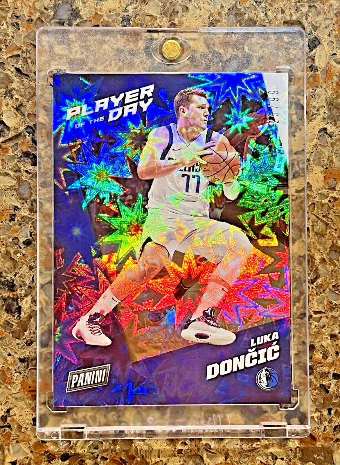 Luka Doncic 2021 Panini Player of the Day KABOOM #25/99 Mavericks Super Rare SSP