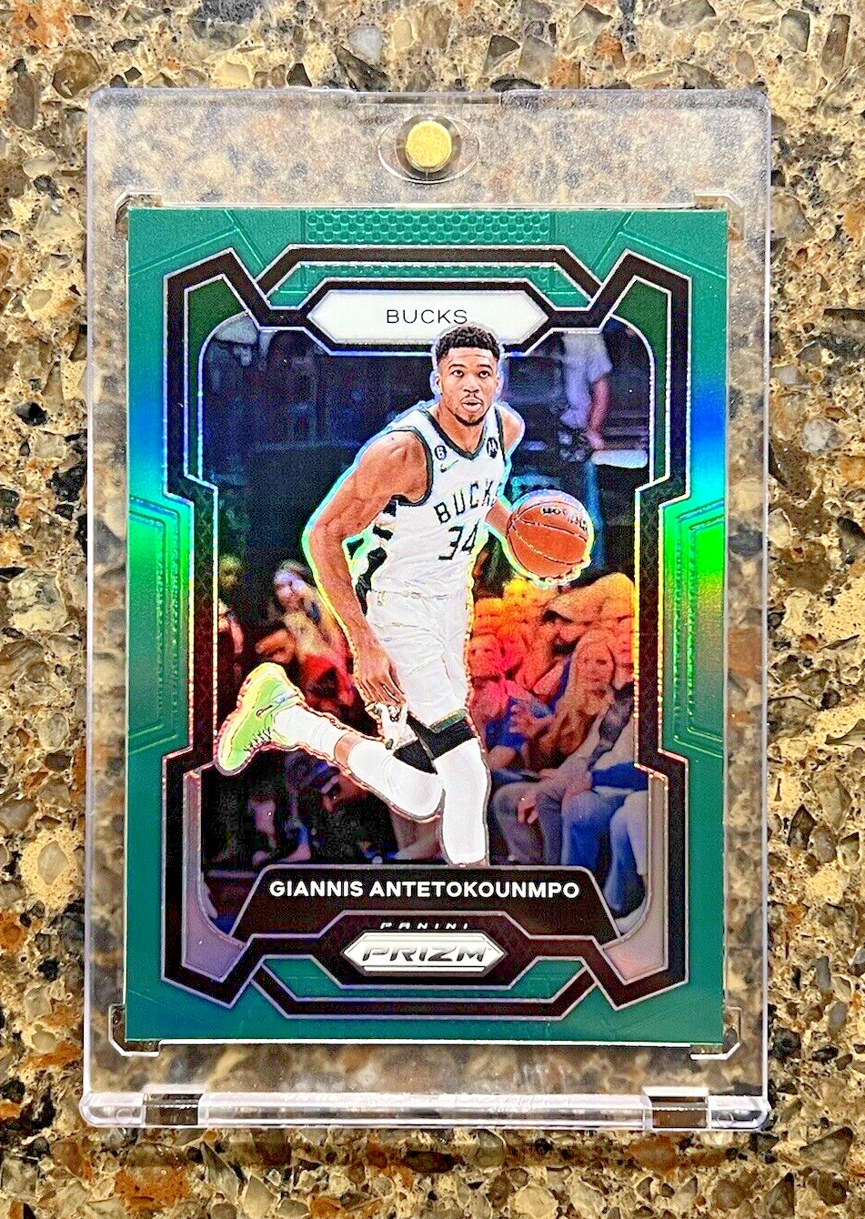 Giannis Antetokounmpo - 2023 Panini Prizm Basketball - Green Prizm - Gem Mint