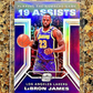 🌟 LeBron James 2019 Panini Contenders OPTIC Prizm Playing the Numbers Game 🌟