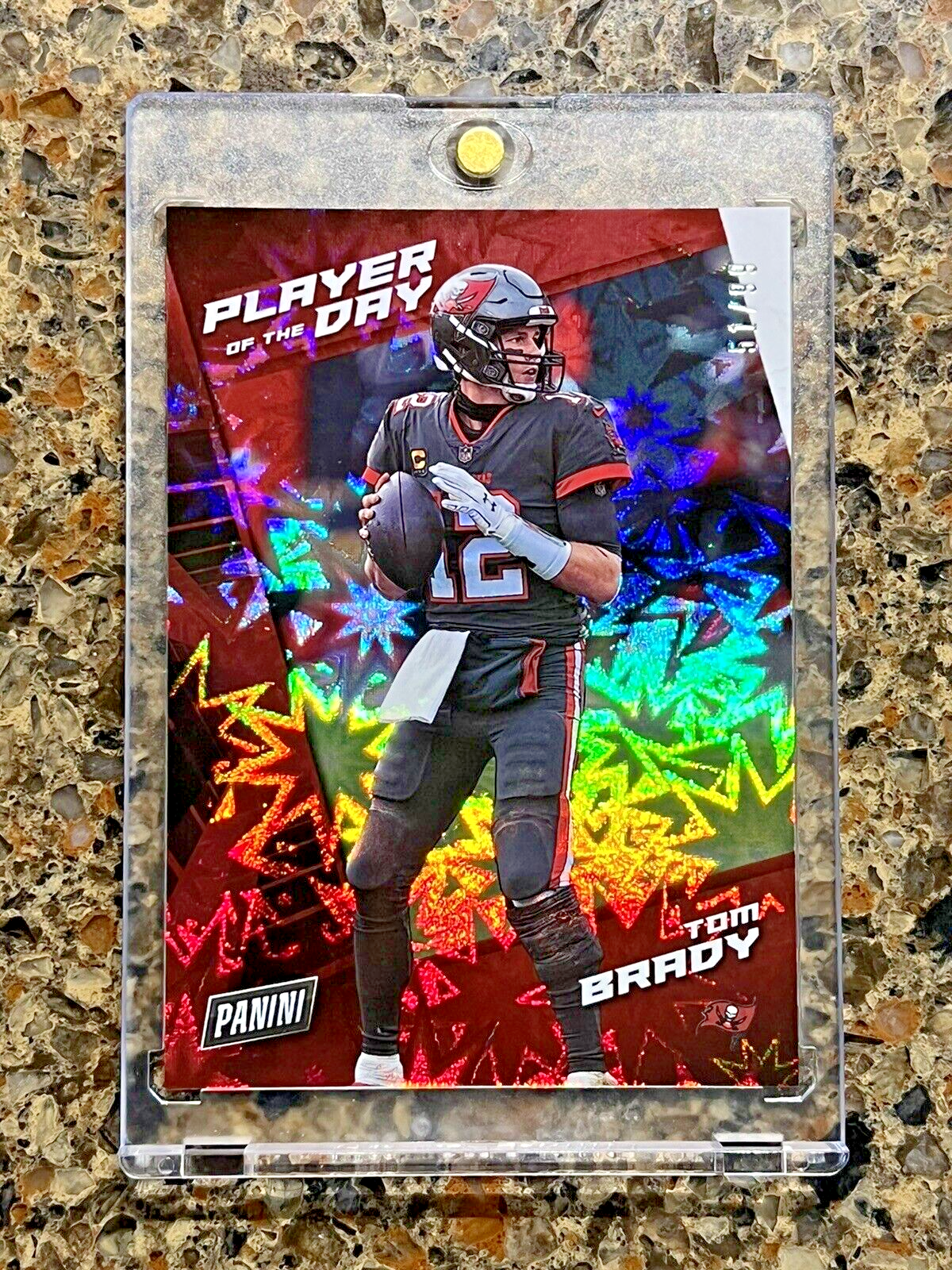 Tom Brady 2021 Panini Player of the Day Football KABOOM 51/99 Tampa Bay Rare SSP