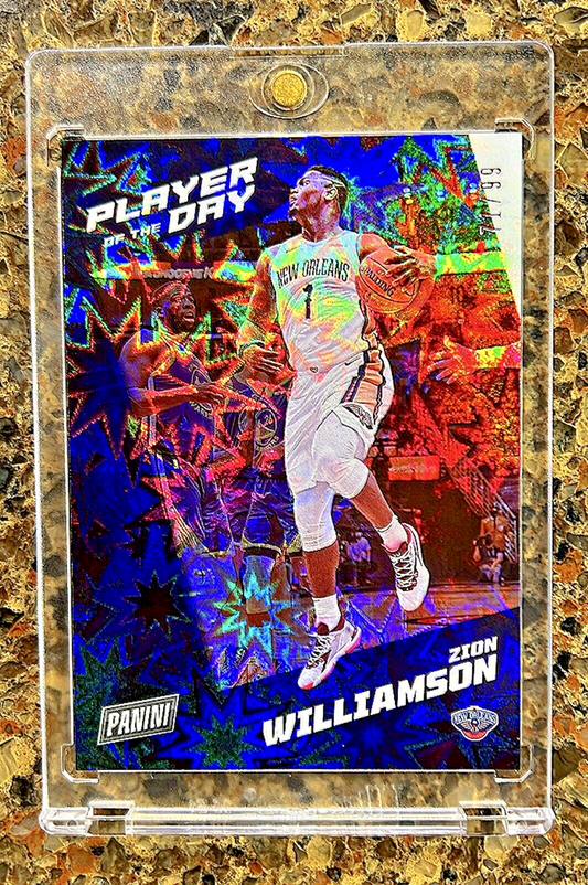 Zion Williamson 2021 Panini NBA Player of the Day KABOOM 71/99 Rare Mint SSP