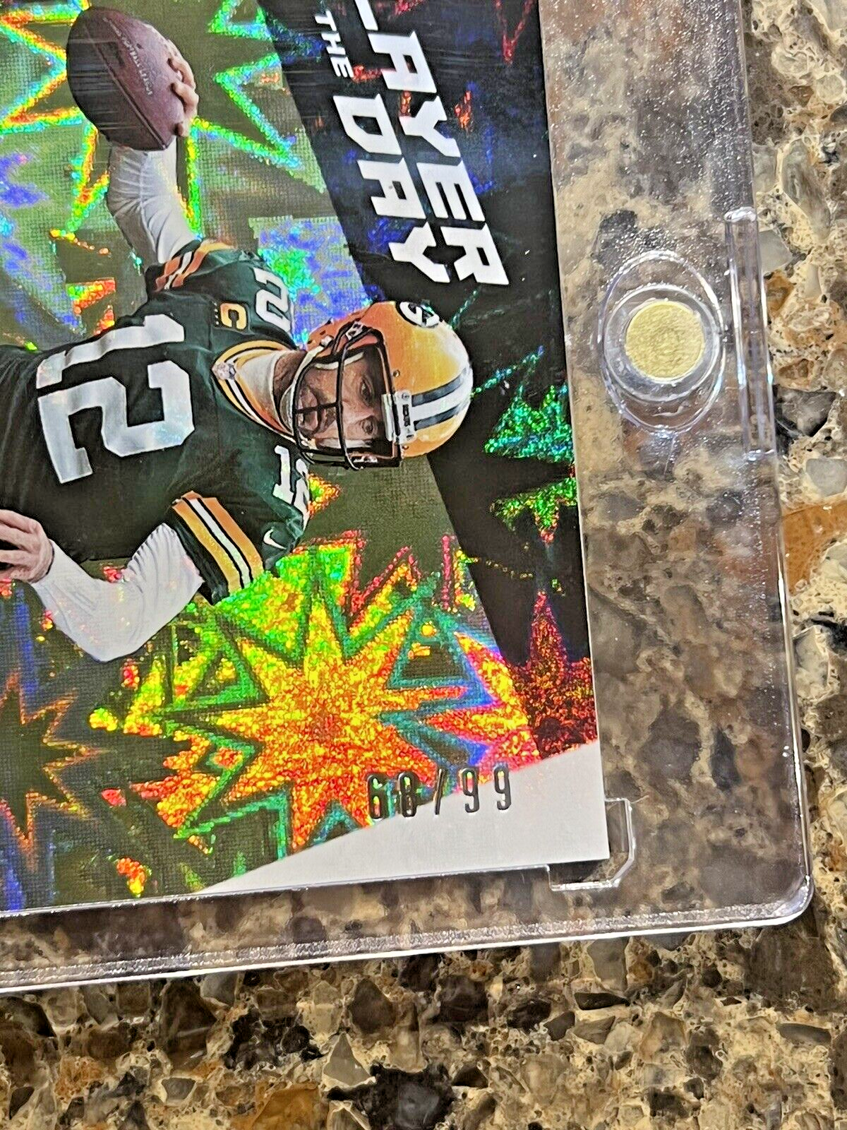 Aaron Rodgers - 2021 Panini Player of the Day KABOOM - #68/99 - RARE SSP