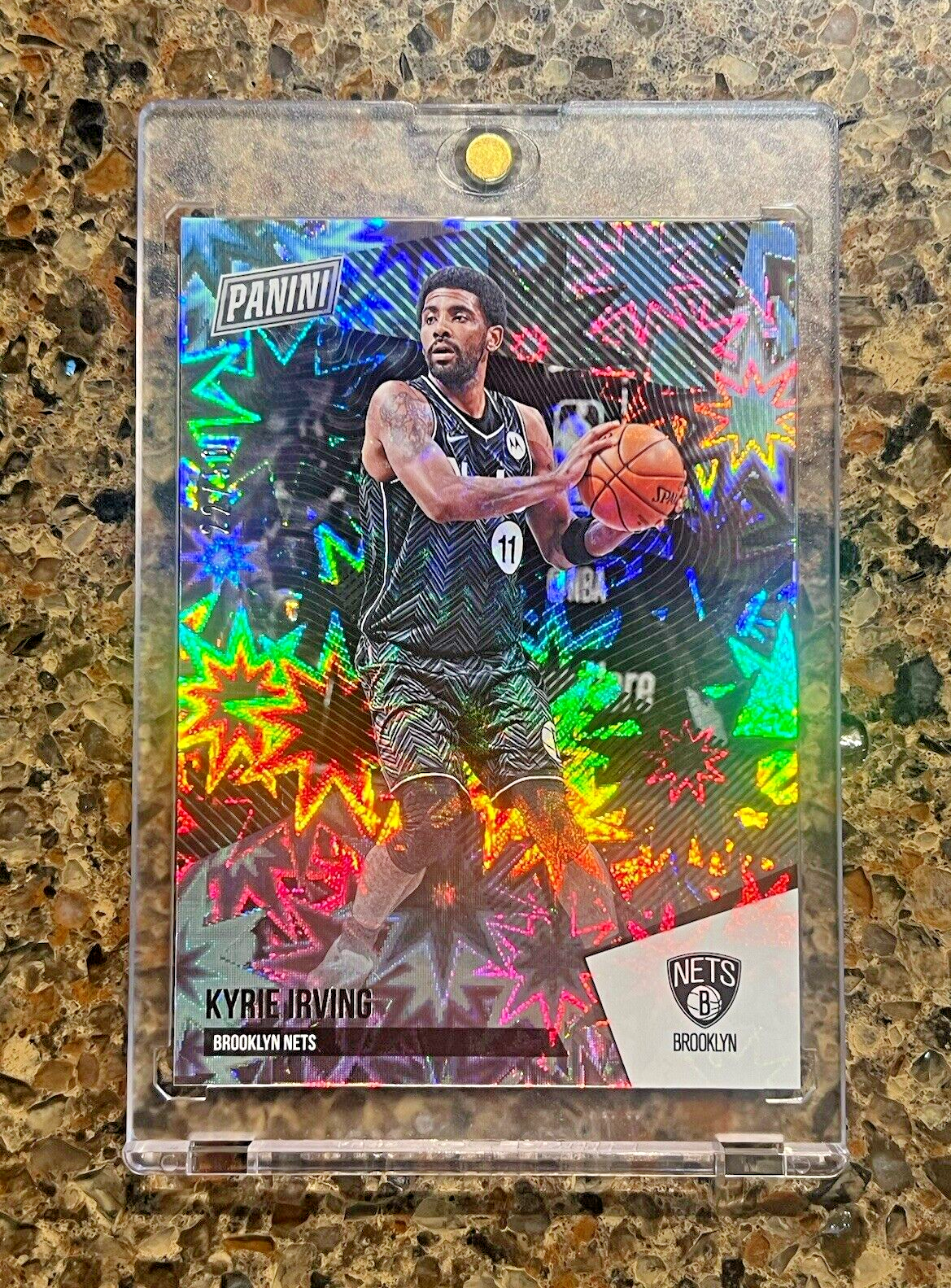 Kyrie Irving 2021 Panini THE NATIONAL 22/50 KABOOM Explosion Rare Gem Mint SSP