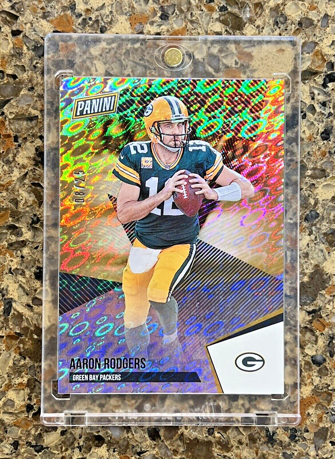 🌟 Aaron Rodgers - 2021 Panini The National Diskettes - #08/25 - Super Rare SSP