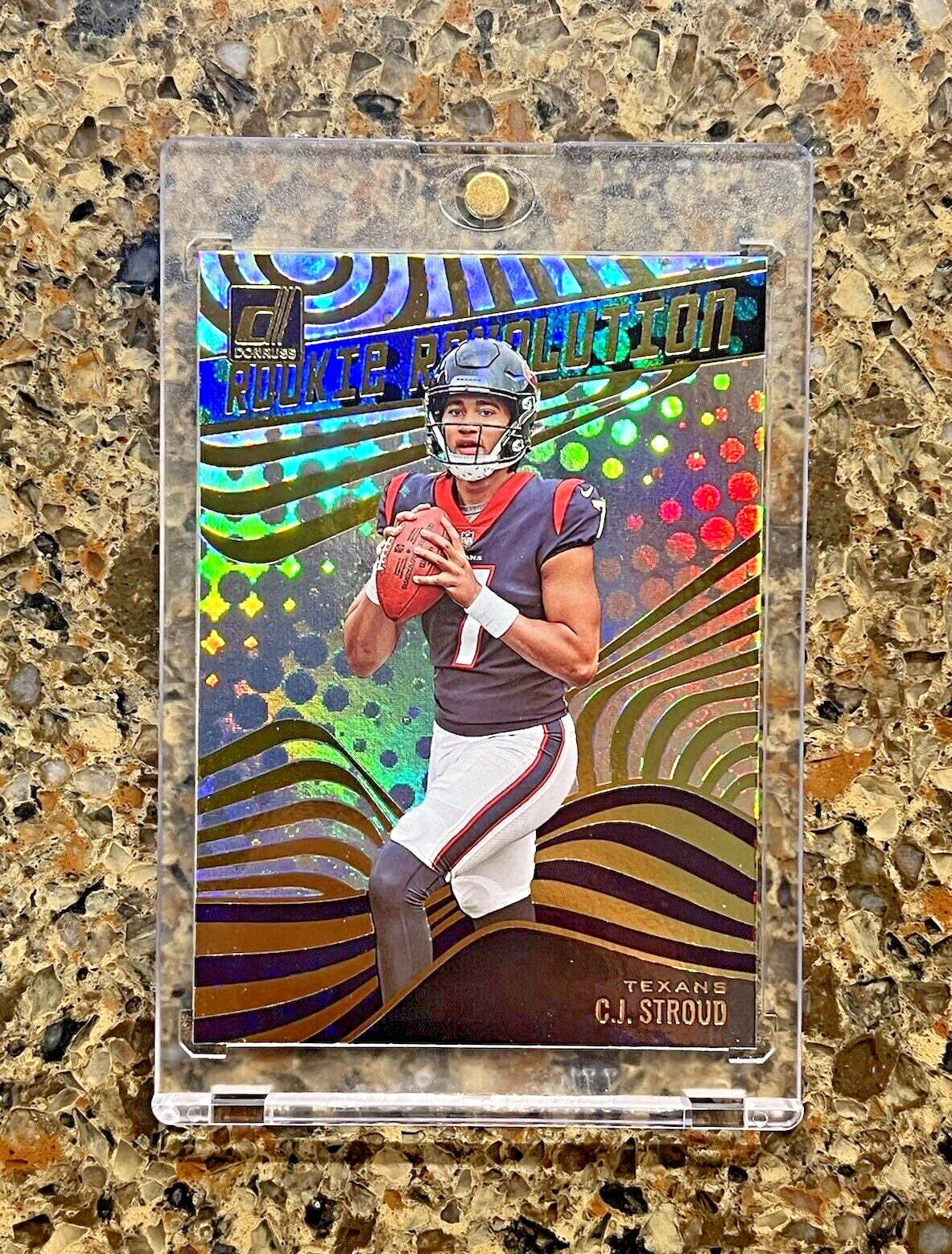 2023 Panini Donruss Football CJ Stroud Rookie Revolution #RR2 Gem Mint Refractor