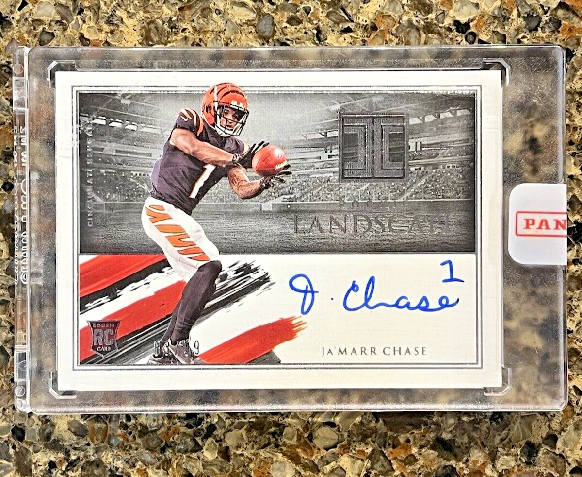 Ja'Marr Chase RC 2021 Panini Impeccable Rookie Landscape #83/99 On-Card Auto SSP