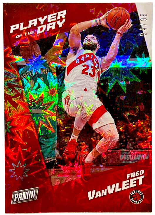 Fred VanVleet 2021 Panini Player of the Day KABOOM 94/99 Super Rare Gem Mint SSP