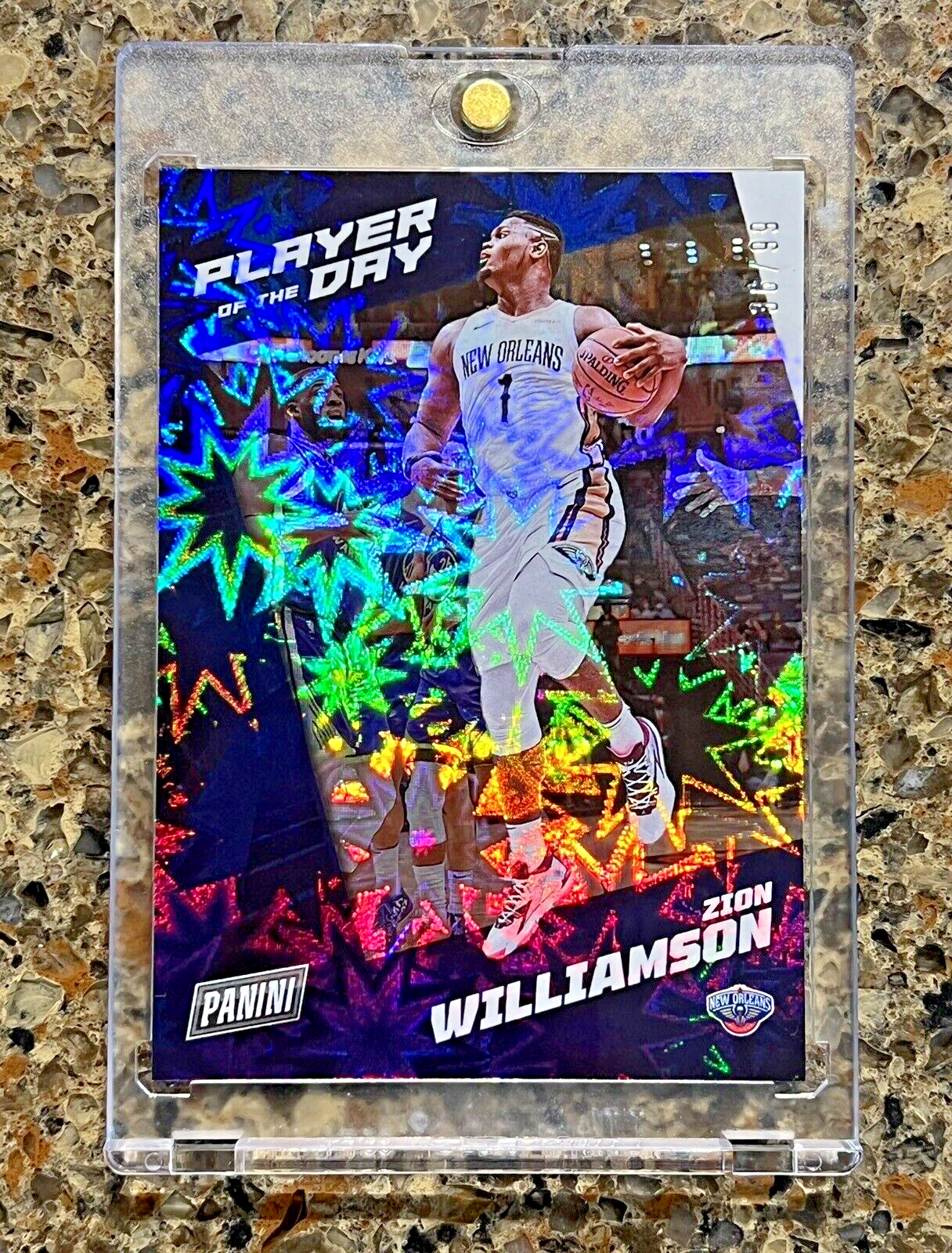 Zion Williamson 2021 Panini NBA Player of the Day KABOOM 36/99 Rare Gem Mint SSP