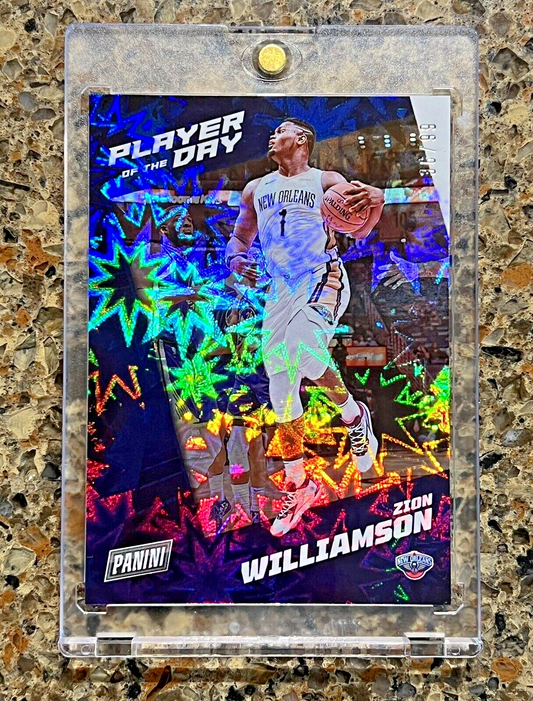 Zion Williamson 2021 Panini NBA Player of the Day KABOOM 36/99 Rare Gem Mint SSP