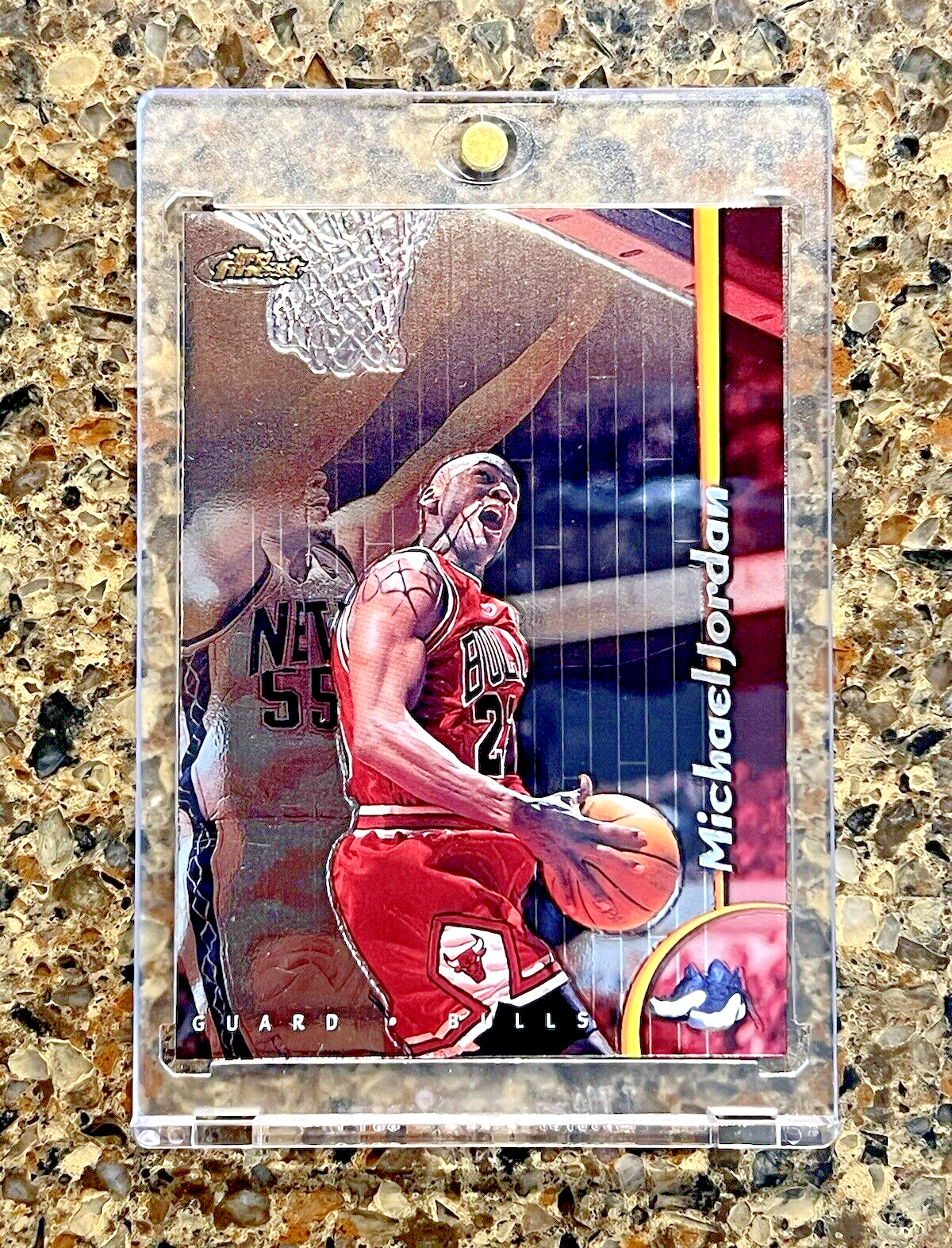 Michael Jordan 1997-98 Topps Finest - Chicago Bulls HOF - Iconic Vintage MJ Card