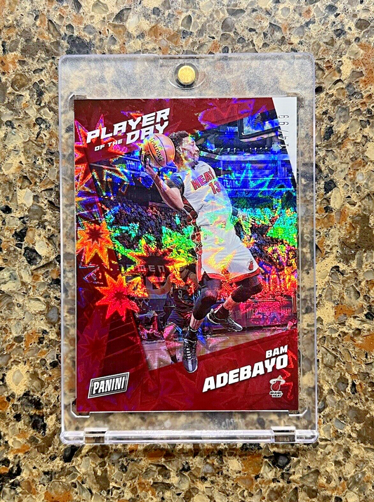 Bam Adebayo 2021-22 Panini Player of the Day Kaboom #14/99 Rare Gem Mint SSP