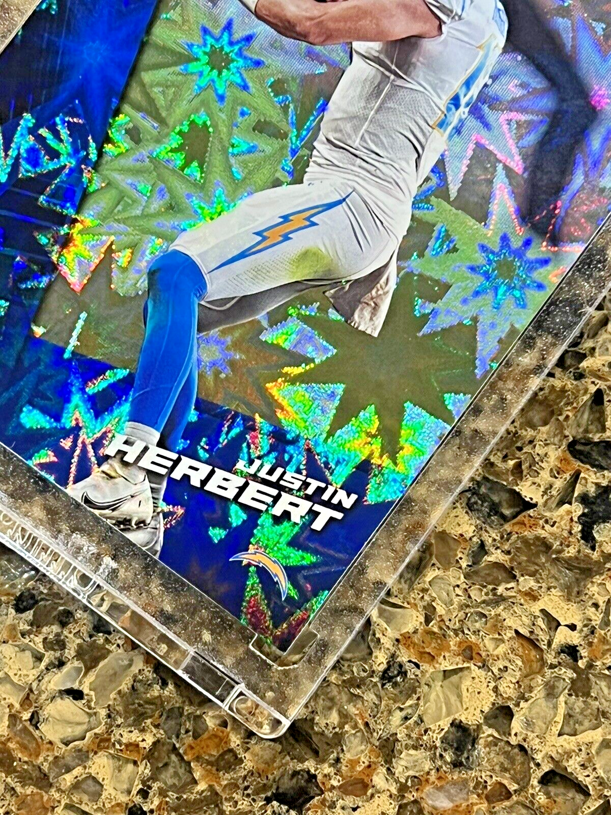 Justin Herbert 2021 Panini Player of the Day KABOOM #47/99 Super Rare SSP