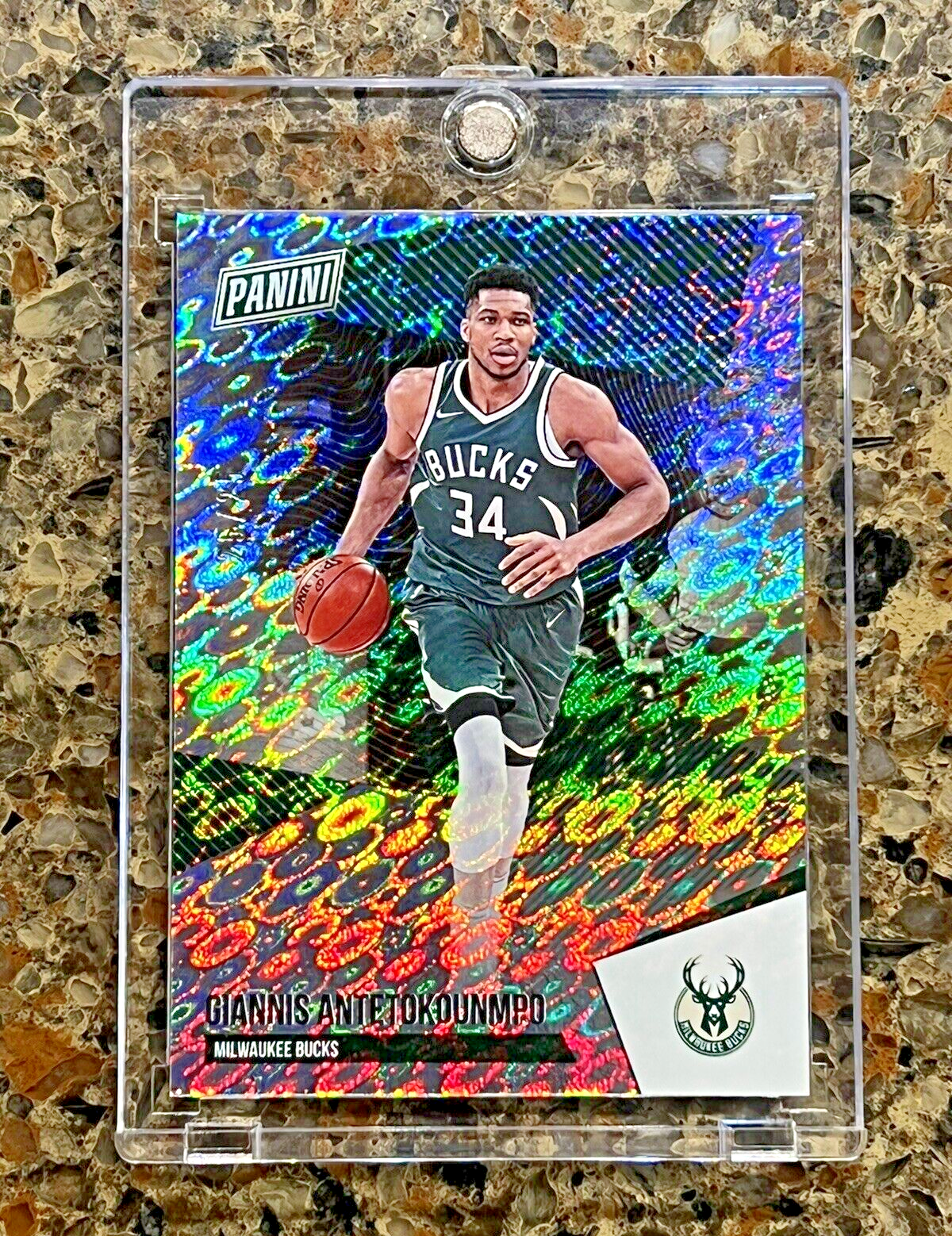 Giannis Antetokounmpo 2021 Panini The National Diskettes #25/25 Super Rare SSP