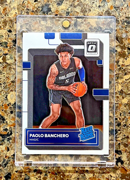 Paolo Banchero RC 2022 Panini Donruss Optic Basketball RATED ROOKIE Gem Mint RC