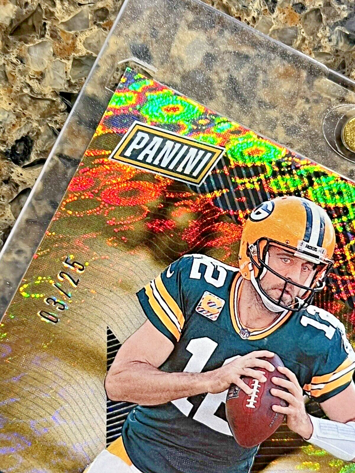 🌟 Aaron Rodgers - 2021 Panini The National Diskettes #03/25 - Super Rare SSP 🌟