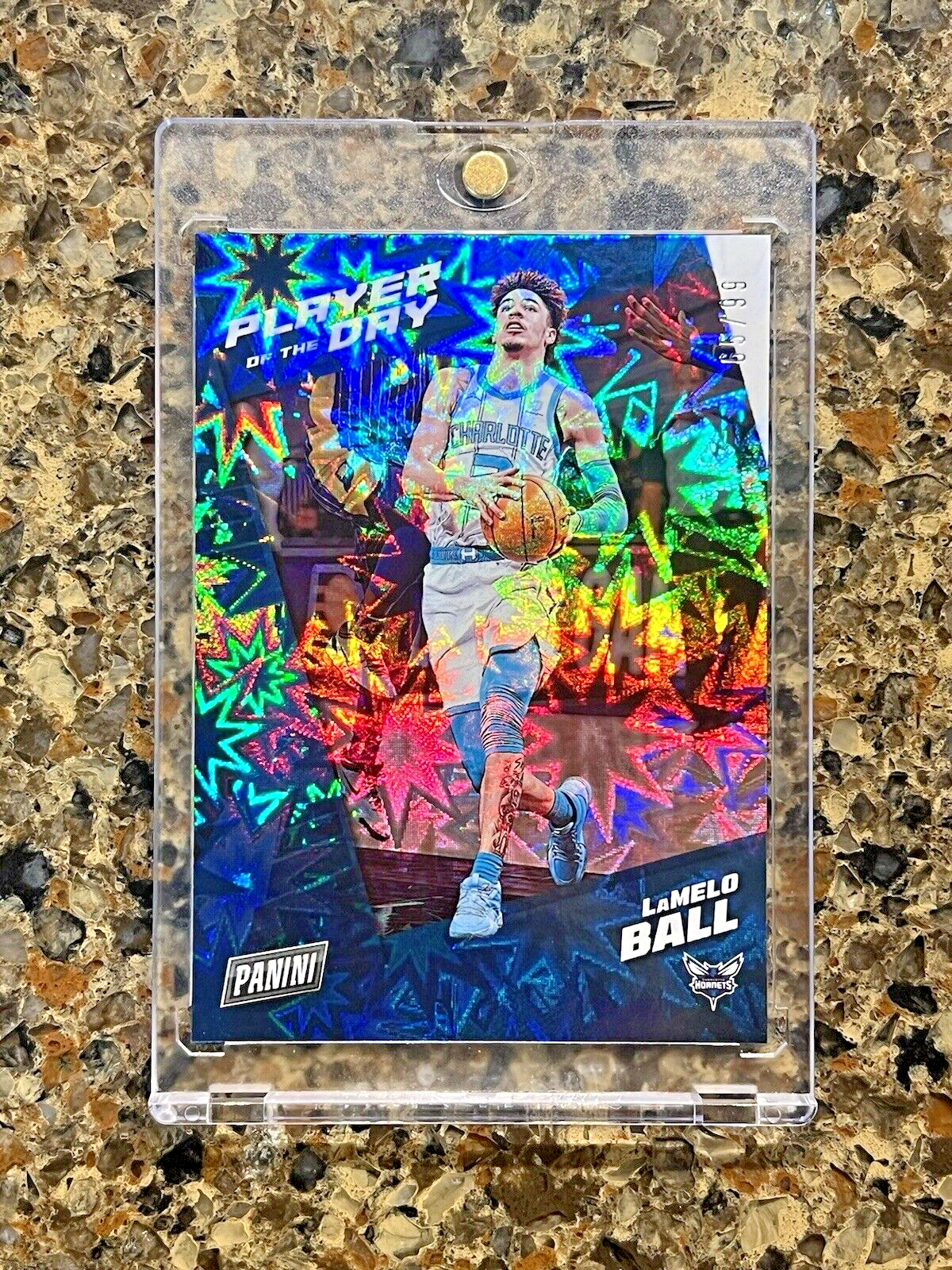 LaMelo Ball 2021-22 Panini Player of the Day KABOOM #65/99 SSP - SUPER RARE