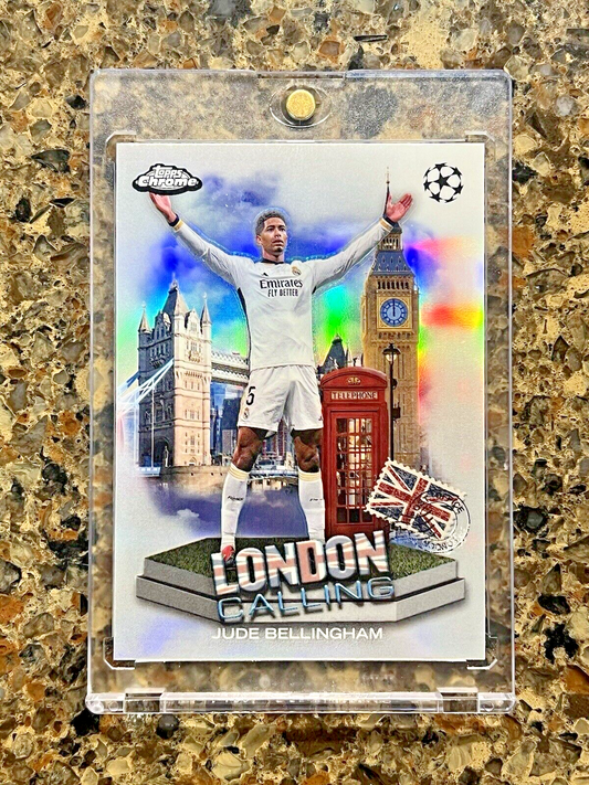 Jude Bellingham 2024 Topps Chrome UEFA Champions League London Calling Refractor