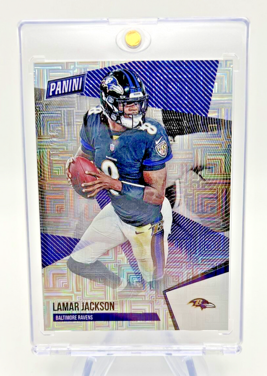 Lamar Jackson 2021 NFL Panini The National Escher Squares #9/10 Super Rare SSP