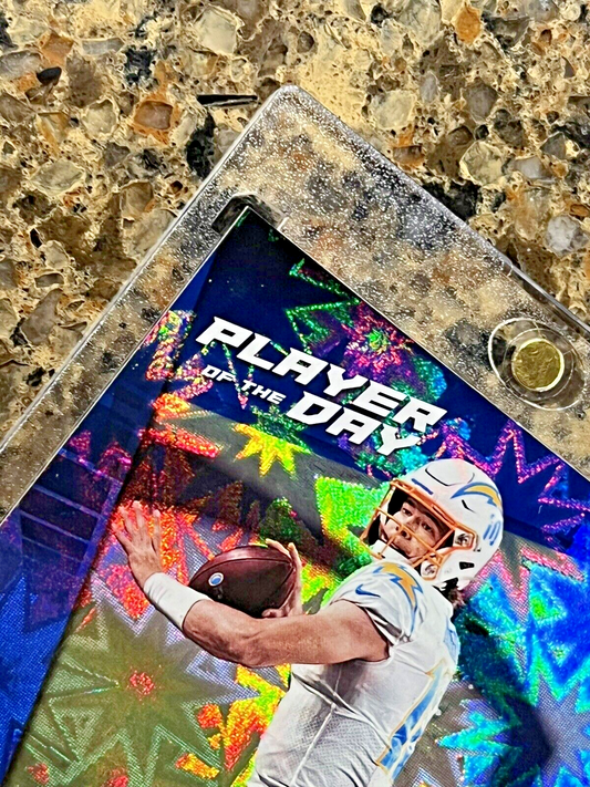 Justin Herbert 2021 Panini Player of the Day KABOOM #47/99 Super Rare SSP