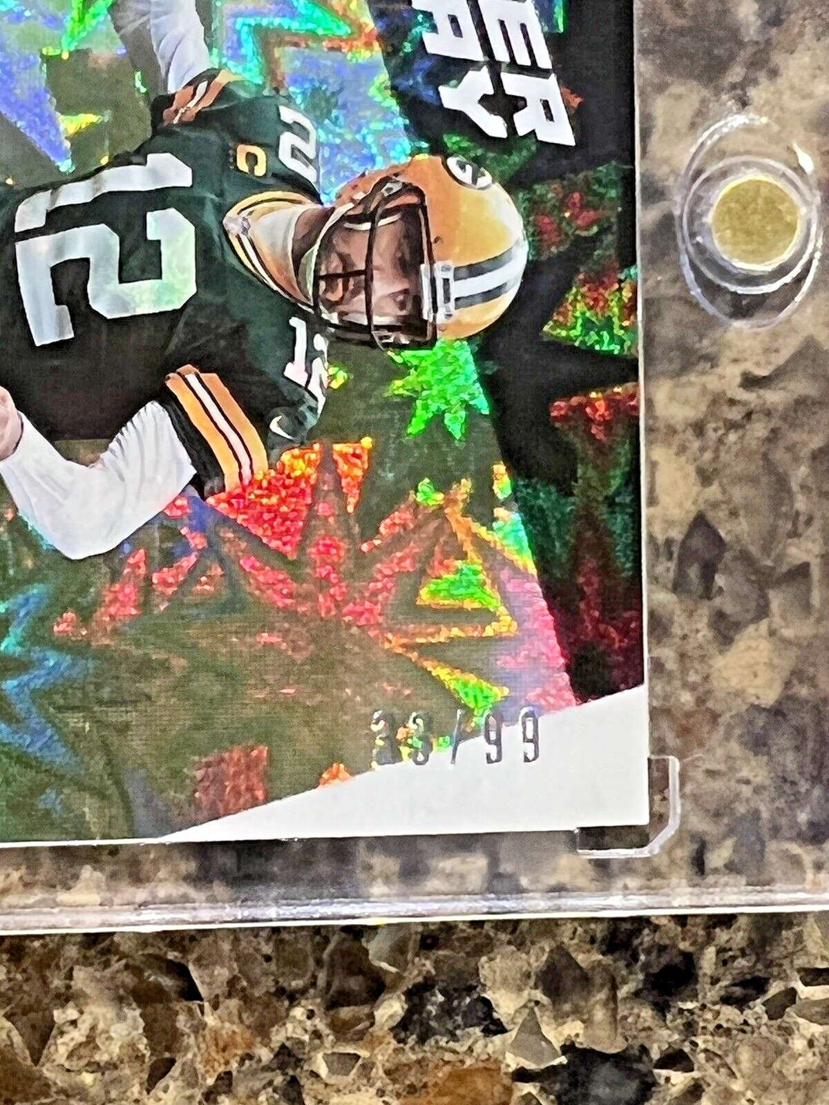 Aaron Rodgers - 2021 Panini Player of the Day KABOOM - #33/99 - RARE SSP