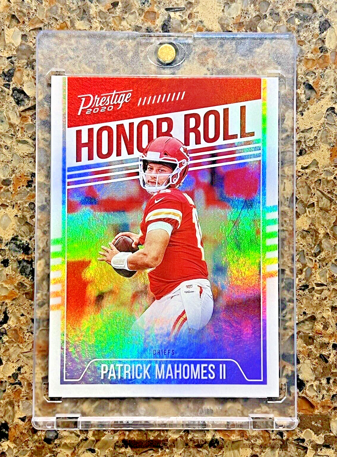 Patrick Mahomes II 2020 Prestige Football HONOR ROLL Refractor Rare Gem Mint