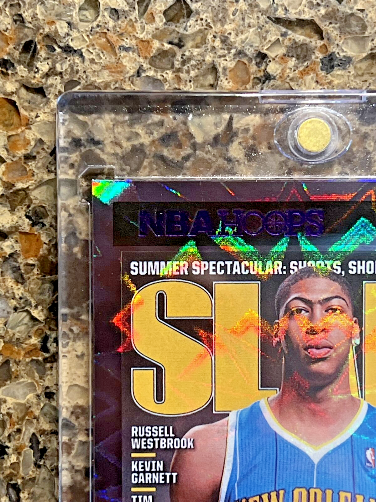 Anthony Davis 2020-21 Panini NBA Hoops SLAM PURPLE EXPLOSION KABOOM Gem Mint SSP