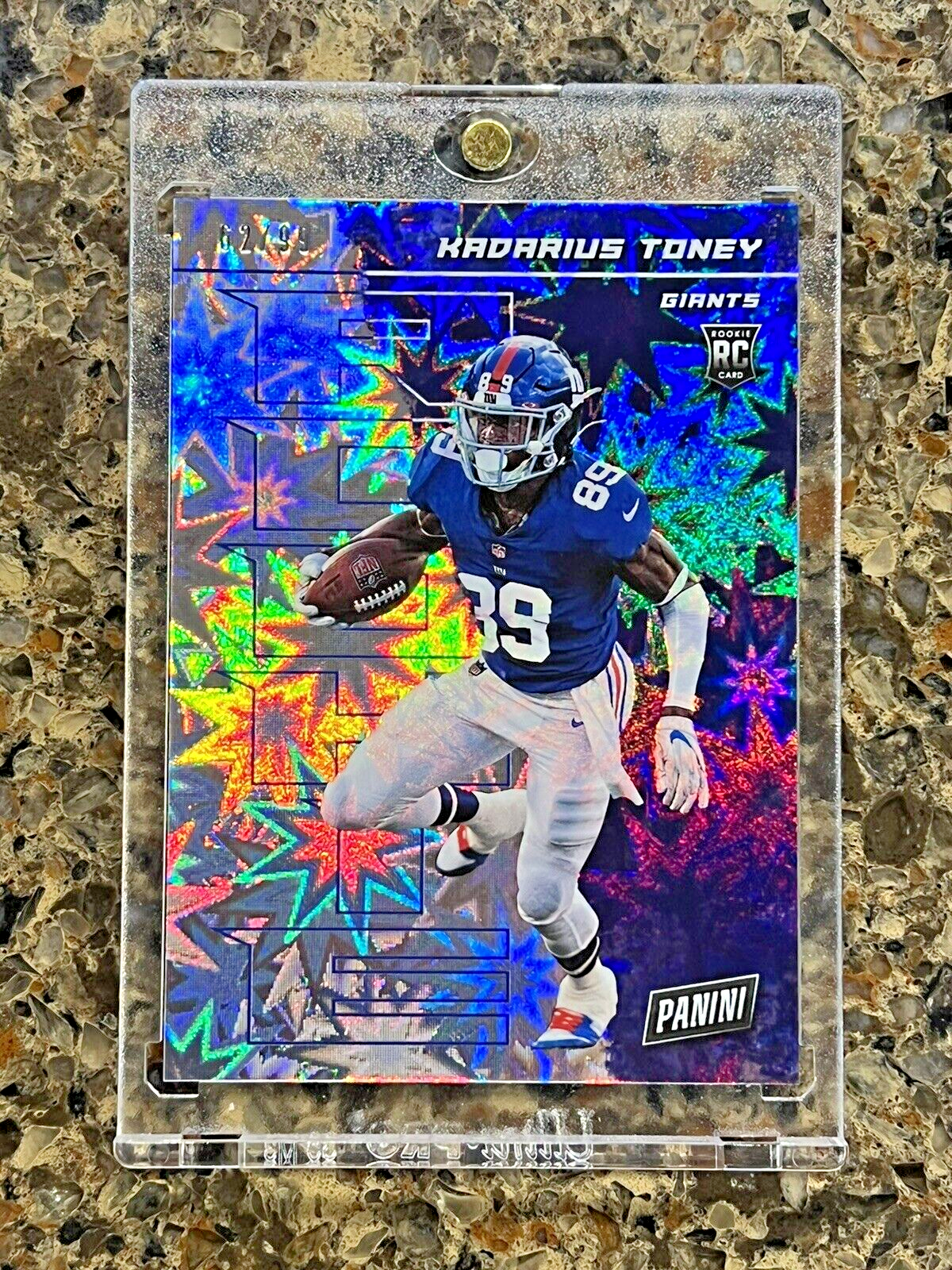 Kadarius Toney RC 2021 Panini Player of the Day KABOOM 62/99 Gem Mint Rookie SSP