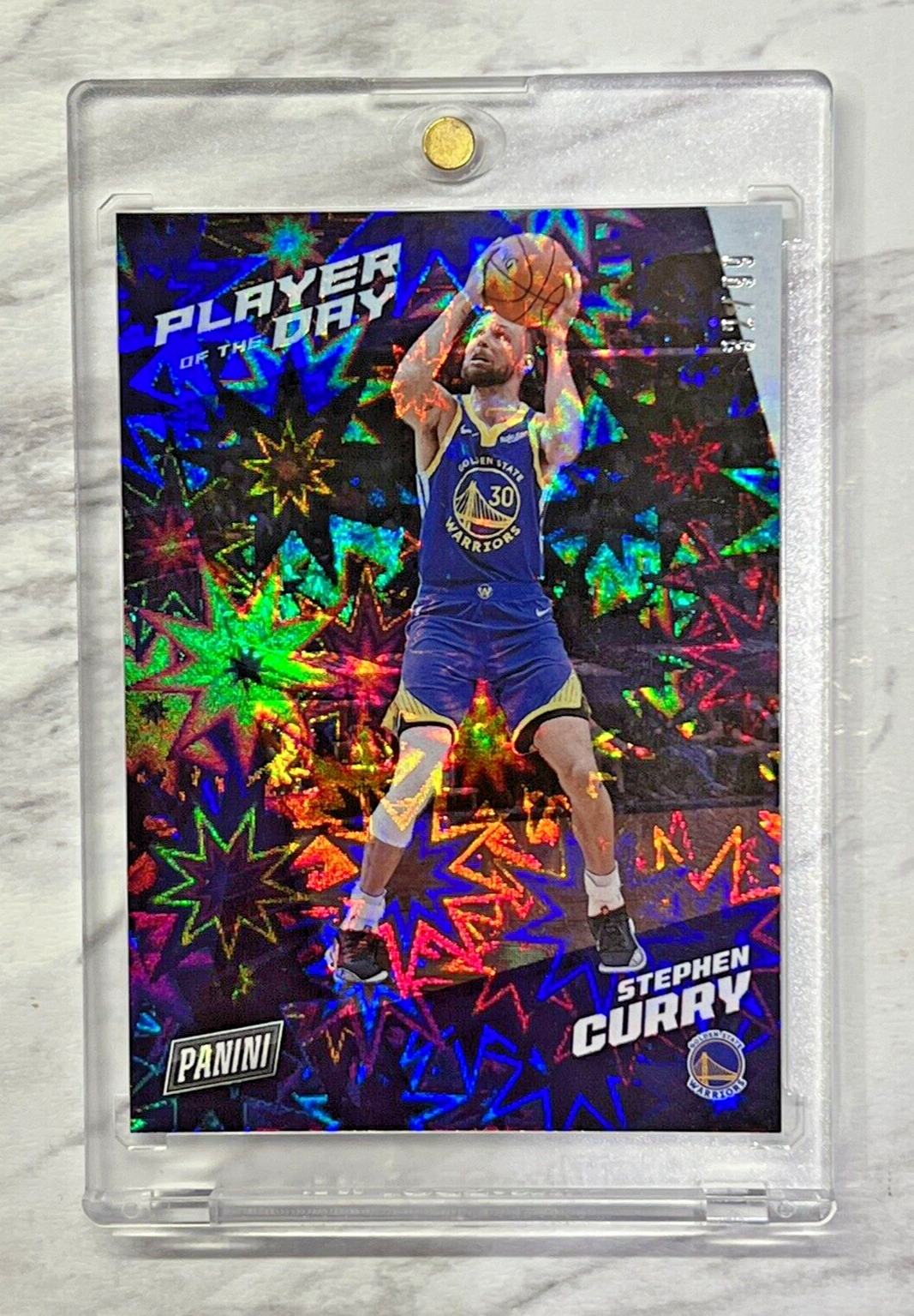 Stephen Curry 2021 Panini Player of the Day KABOOM #32/99 Super Rare SSP