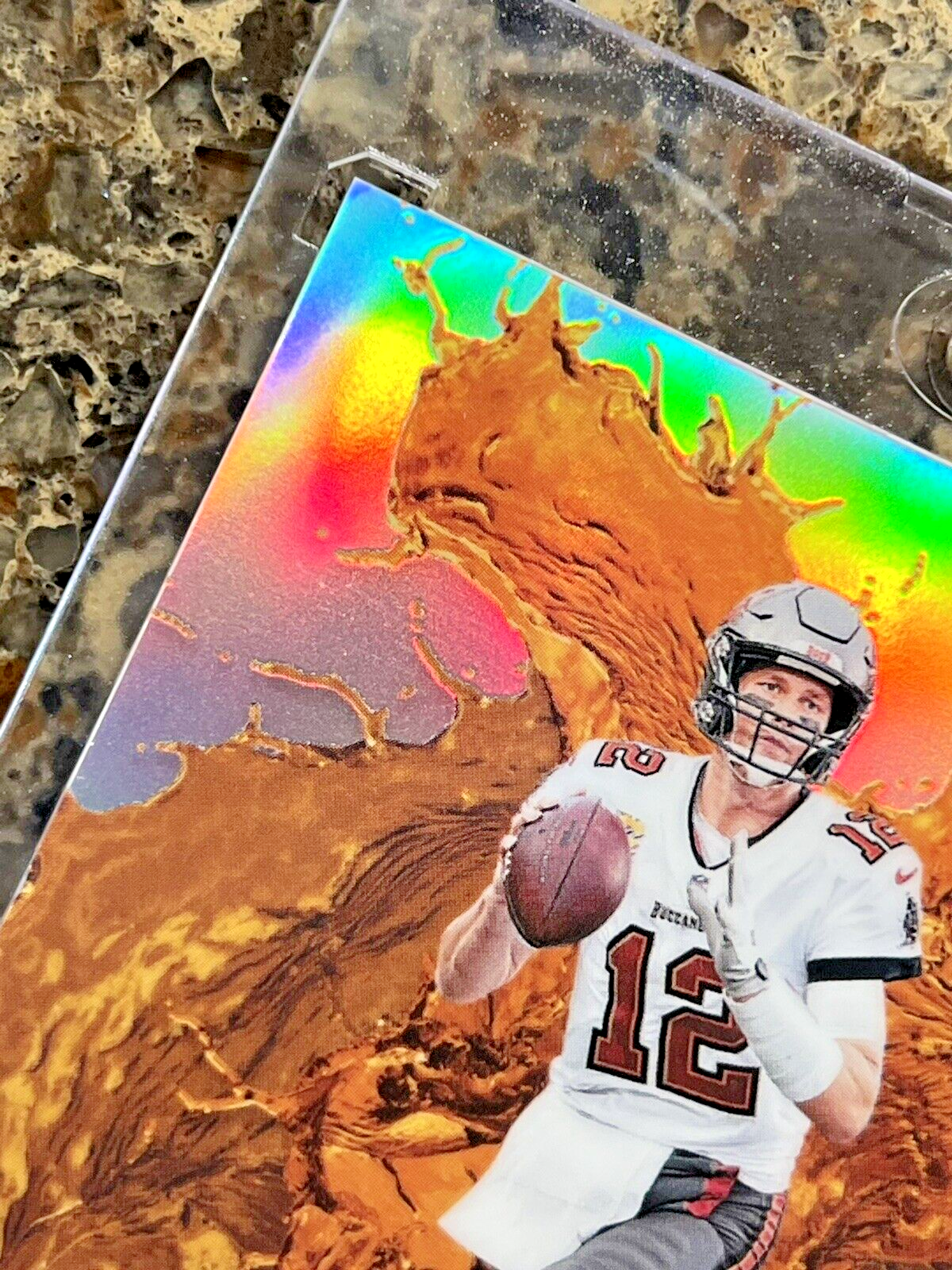 Tom Brady 2022 Panini The National SPLASH OF COLOR Silver Wave 7/25 SSP