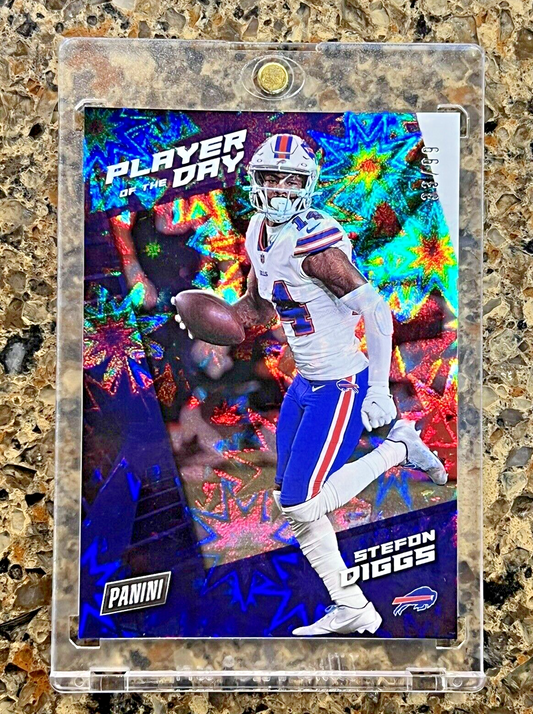 Stefon Diggs 2021 Panini NFL Player of the Day KABOOM 33/99 Gem Mint Rare SSP